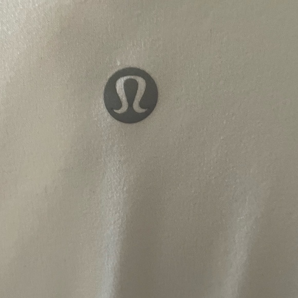 #061, Lululemon Elegant White Wrap Top - Picture 3 of 3